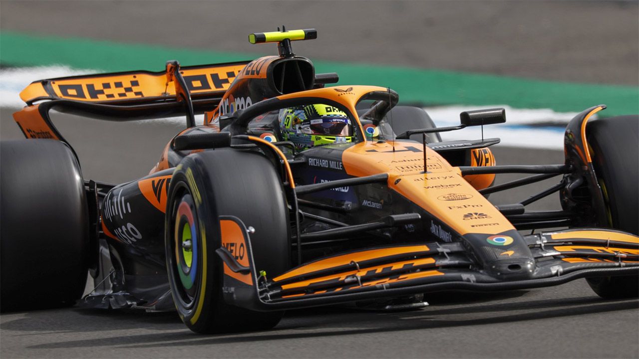 McLaren asusta ya de verdad con su último doblete y apunta a la pole en Silverstone