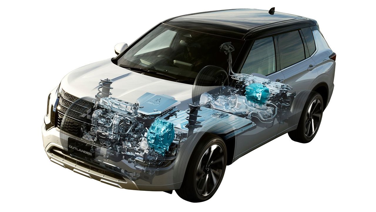 Mitsubishi Outlander PHEV - sistema de propulsión