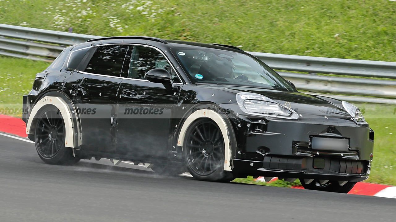 El Porsche Cayenne 100% eléctrico saca todo su potencial en Nürburgring, cazado el SUV que tendrá hasta 1.000 km de autonomía