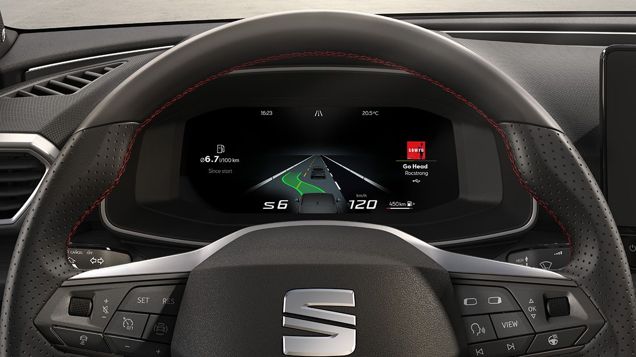 SEAT León 2025 - cuadro de instrumentos digital