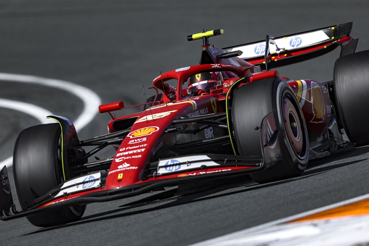 Carlos Sainz se sorprende con el ritmo del Ferrari en Zandvoort y muestra optimismo para Monza