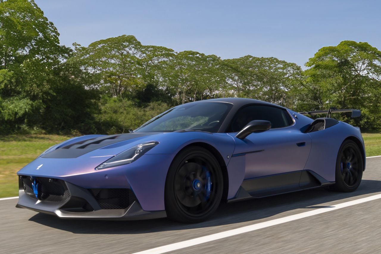 El Maserati GT2 Stradale deslumbra en Monterey, un superdeportivo que presume de aerodinámica y pura adrenalina