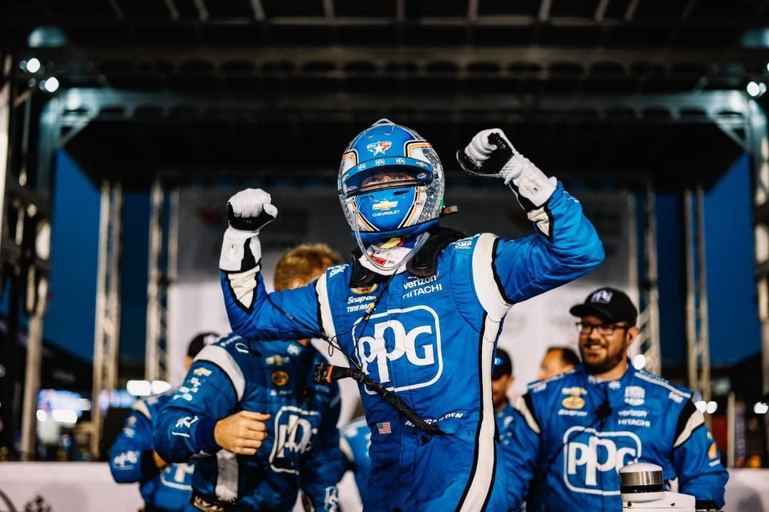 Newgarden gana y Palou rasca un gran cuarto en el loco atardecer de Gateway