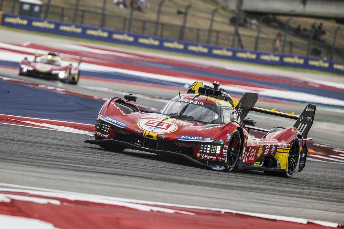 Antonio Giovinazzi lidera el doblete de Ferrari en la clasificación de las 6 Horas de Austin