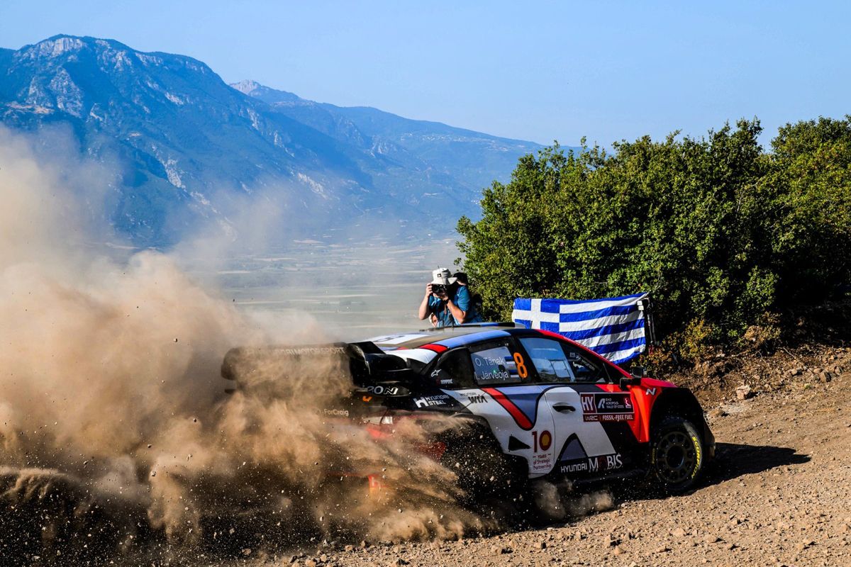 Takamoto Katsuta lidera el polvoriento shakedown del Acrópolis Rally de Grecia