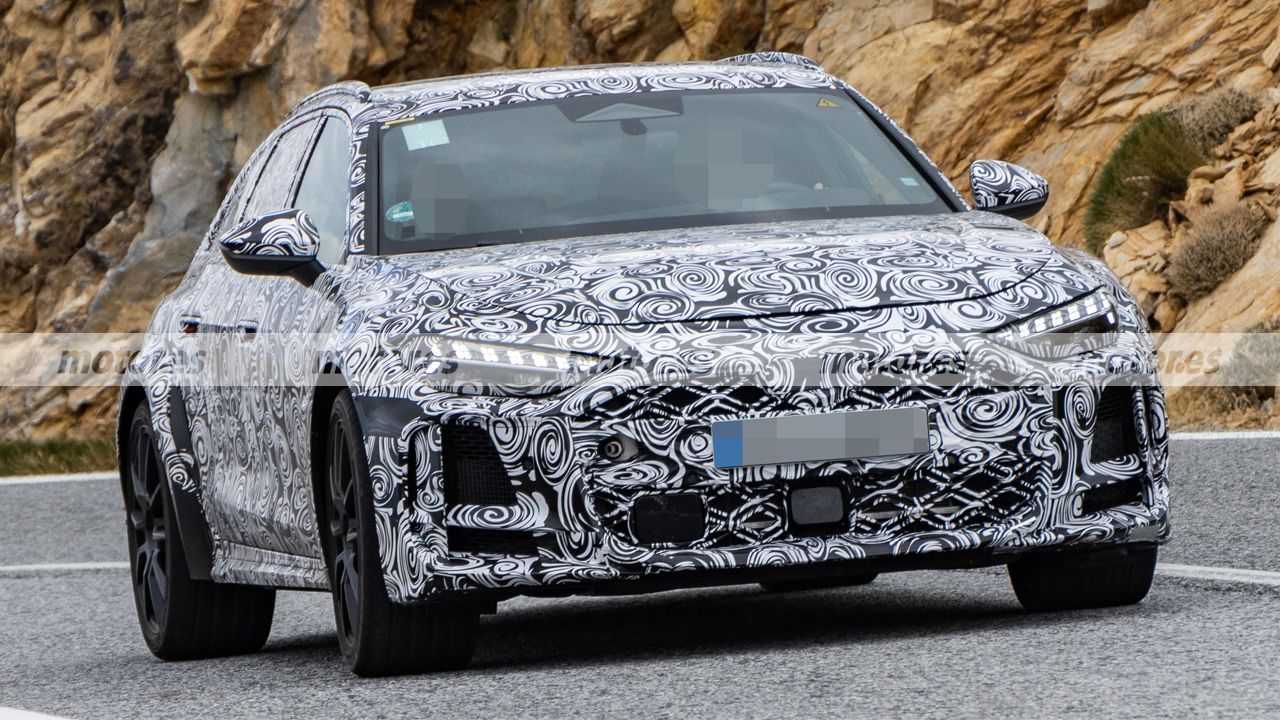 Nuevas fotos espía más de cerca del futuro Audi RS 5 Avant dejan constancia de una deportividad muy salvaje