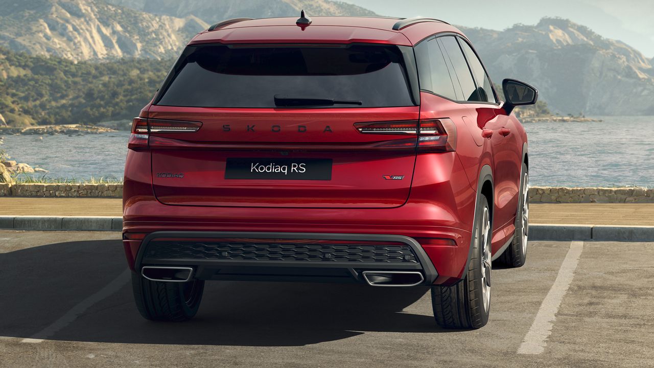 Trasera del Skoda Kodiaq RS