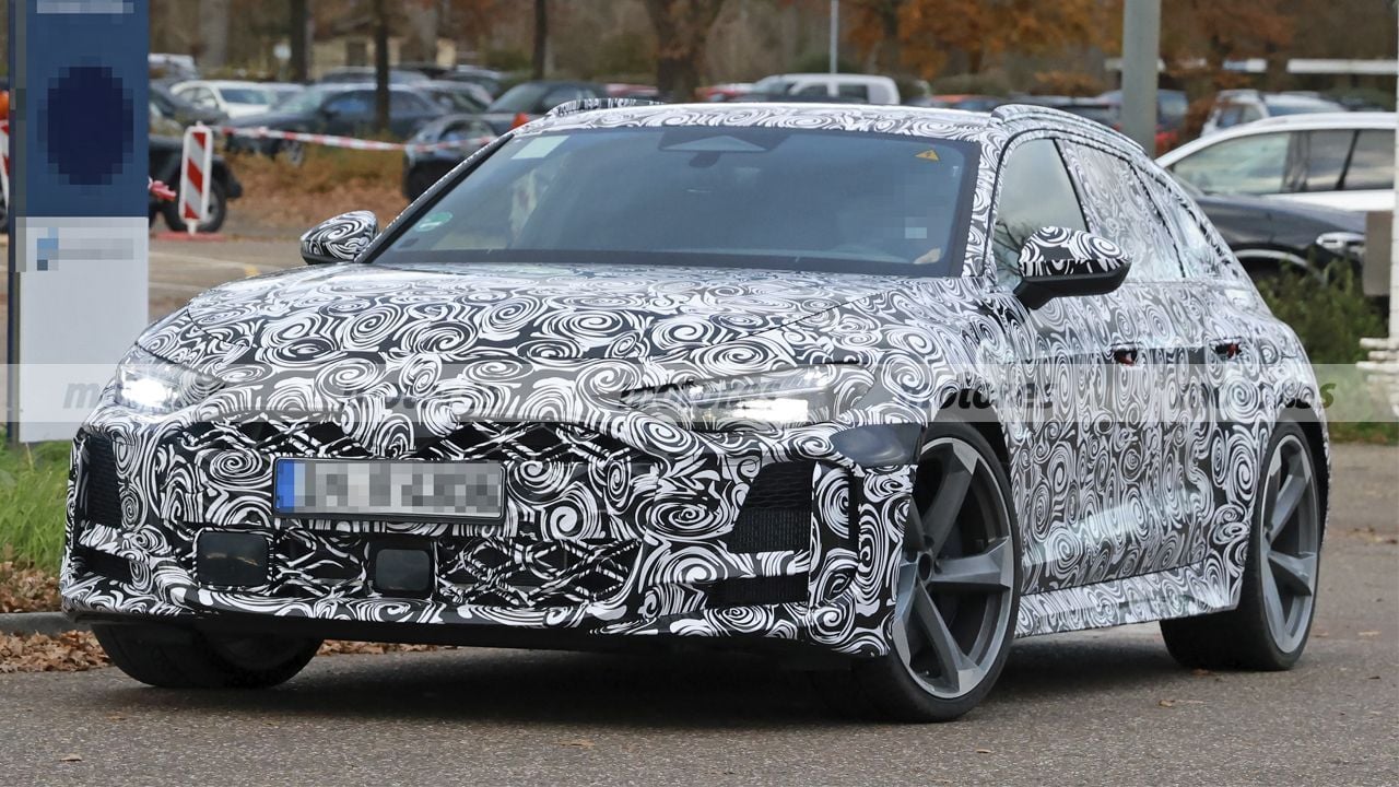 El nuevo Audi RS 5 Avant se acerca, el familiar deportivo de los cuatro aros acelera su puesta a punto