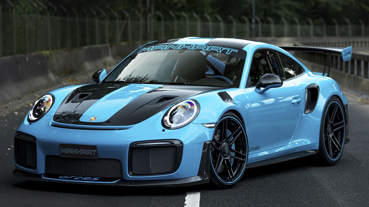 MANHART convierte el Porsche 911 GT2 RS en una máquina de 1.000 CV y pura adrenalina