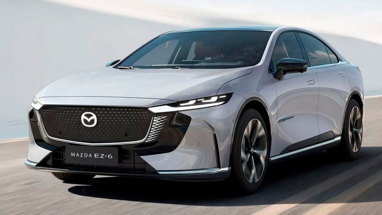 El sucesor del Mazda6, que llegará a Europa en 2025, se estrena en China con una versión de autonomía "infinita"