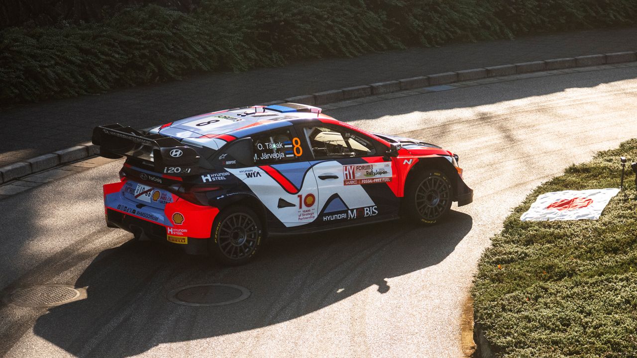 Ott Tänak se anota el último shakedown de la temporada en el Rally de Japón