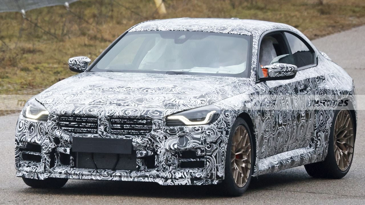 El nuevo BMW M2 CS 2025 reaparece en fotos espía, más salvaje que nunca y a la altura de sus 530 CV