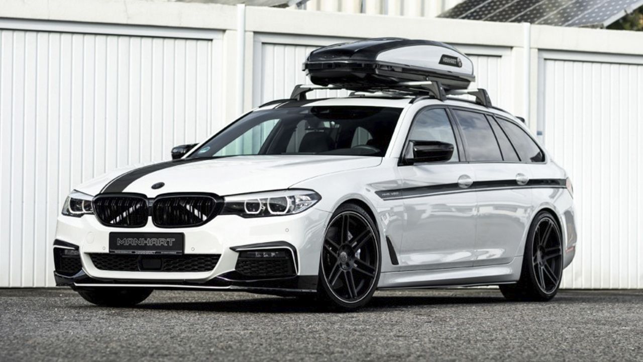 No es un BMW M5, pero este Serie 5 Touring de MANHART tiene alma de supercoche