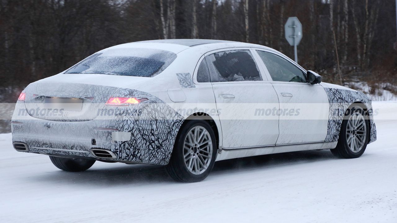 Fotos espía Mercedes-Maybach Clase S Facelift 2026