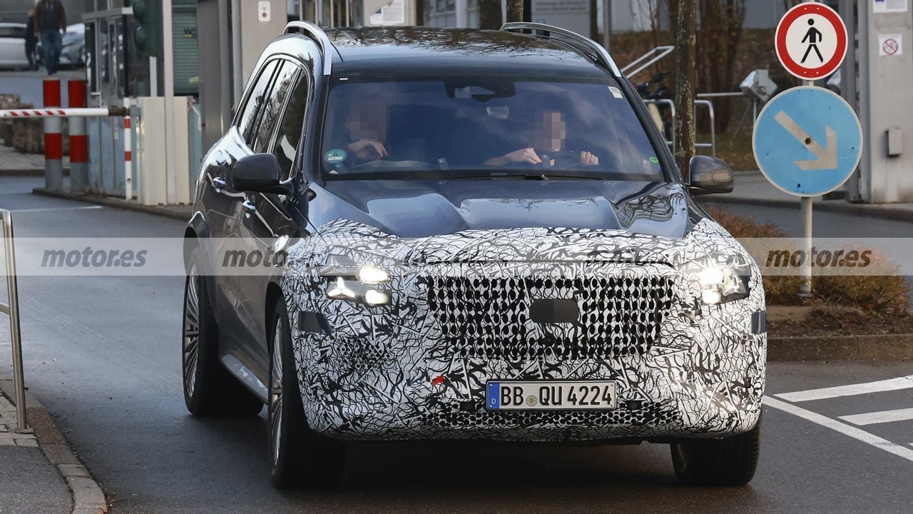 Revolución en el lujoso Mercedes-Maybach GLS Facelift 2026, estas nuevas fotos espía muestran una gran sorpresa