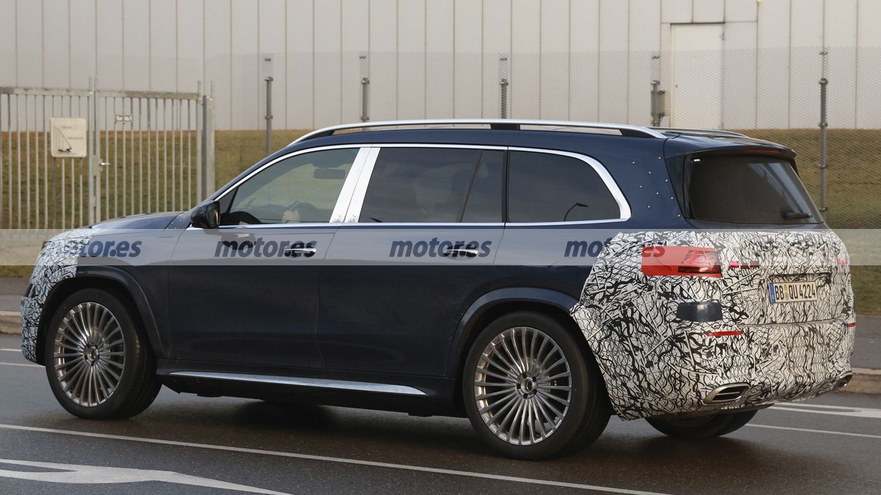 Fotos espía Mercedes-Maybach GLS 2026 Facelift