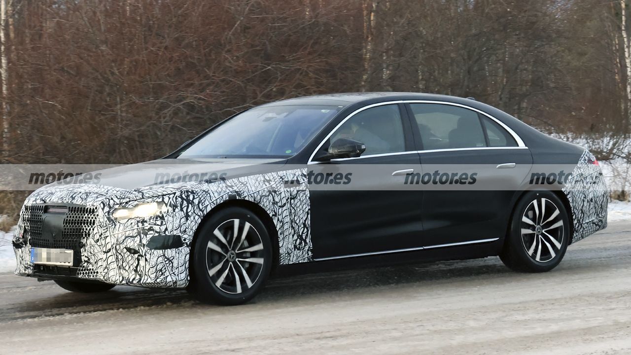 El Mercedes Clase S Facelift se enfrenta a las pruebas de invierno, la lujosa berlina descubre nuevos detalles ocultos 3