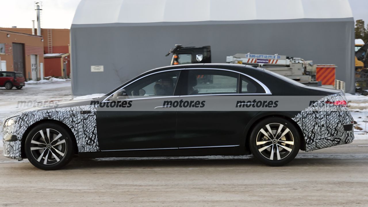 El Mercedes Clase S Facelift se enfrenta a las pruebas de invierno, la lujosa berlina descubre nuevos detalles ocultos 5