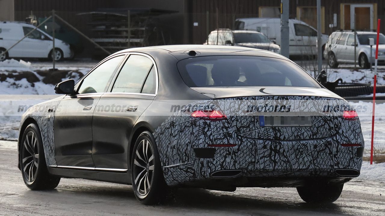 El Mercedes Clase S Facelift se enfrenta a las pruebas de invierno, la lujosa berlina descubre nuevos detalles ocultos 10