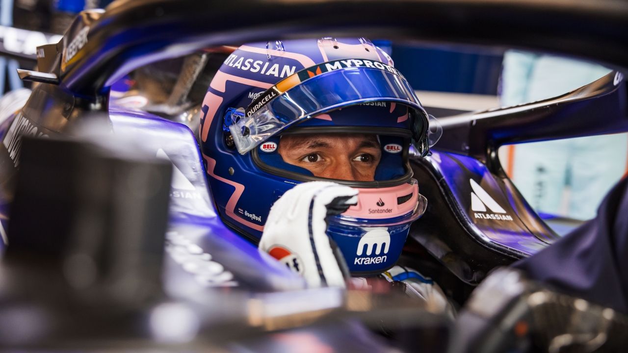 Albon describe las tareas pendientes de Williams con el FW47: “Lo vimos en los datos del GPS”