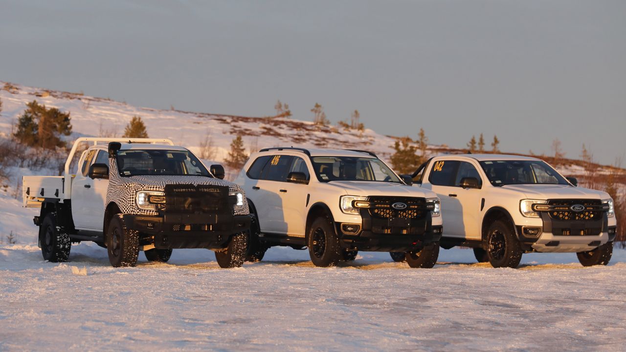 Ford sorprende con una Ranger Super Duty aún más bestia y con alma de F-150 en las pruebas de invierno