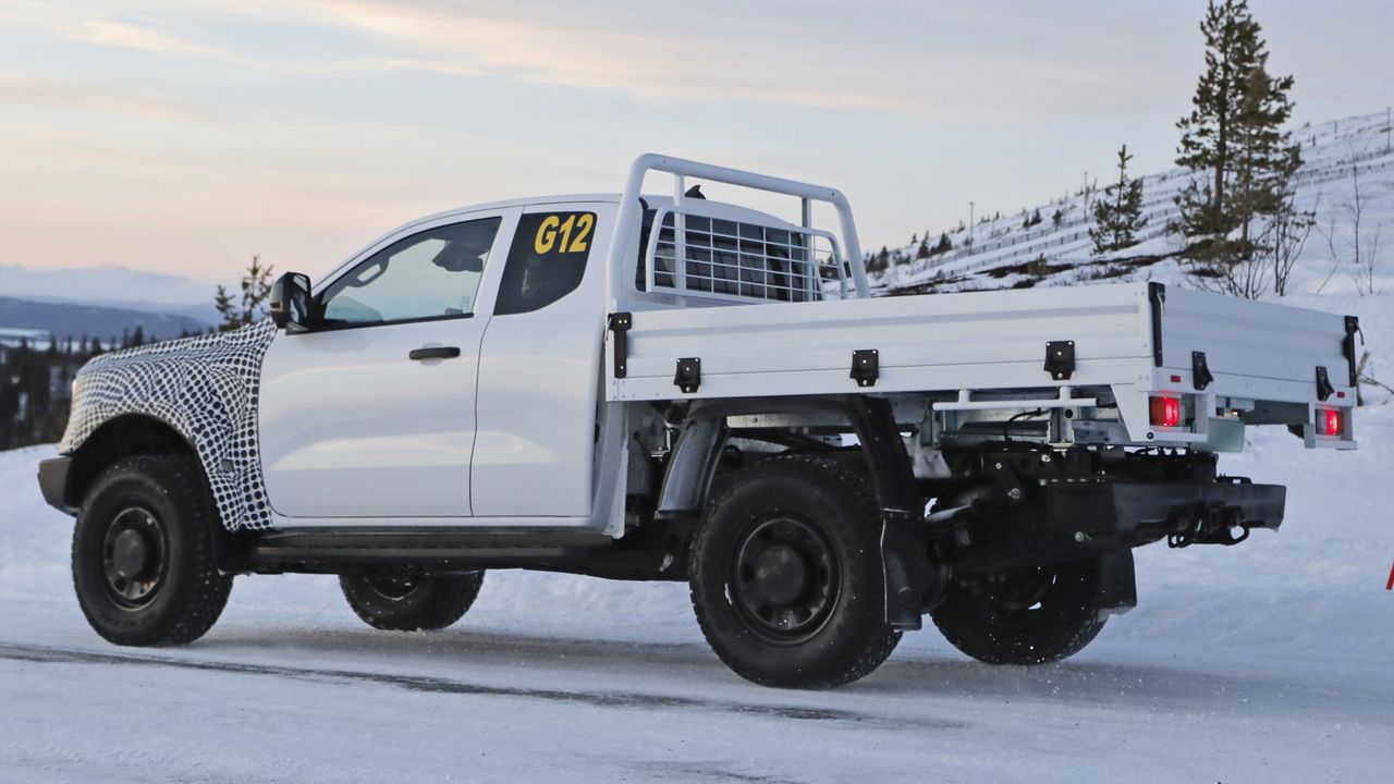 Fotos espía Ford Ranger Super Duty Single Cab 2026