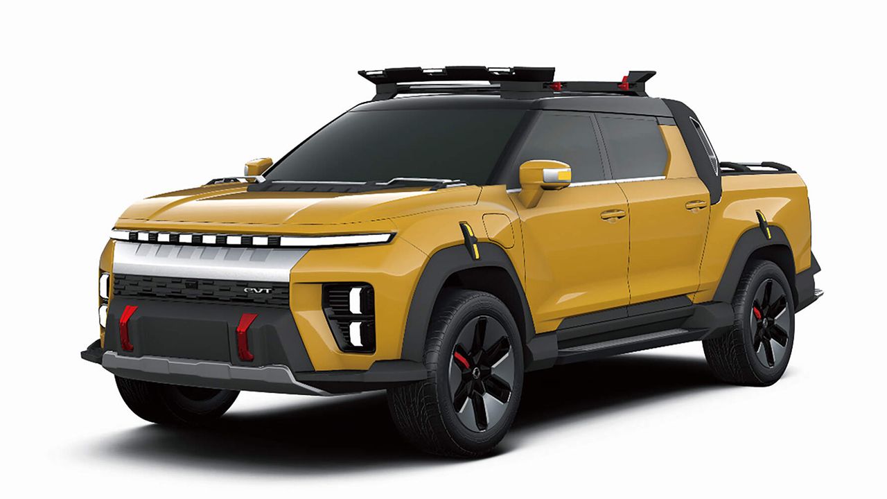 KG Mobility resucita el Musso, un pick-up eléctrico que presume de estilo y de +450 km de autonomía