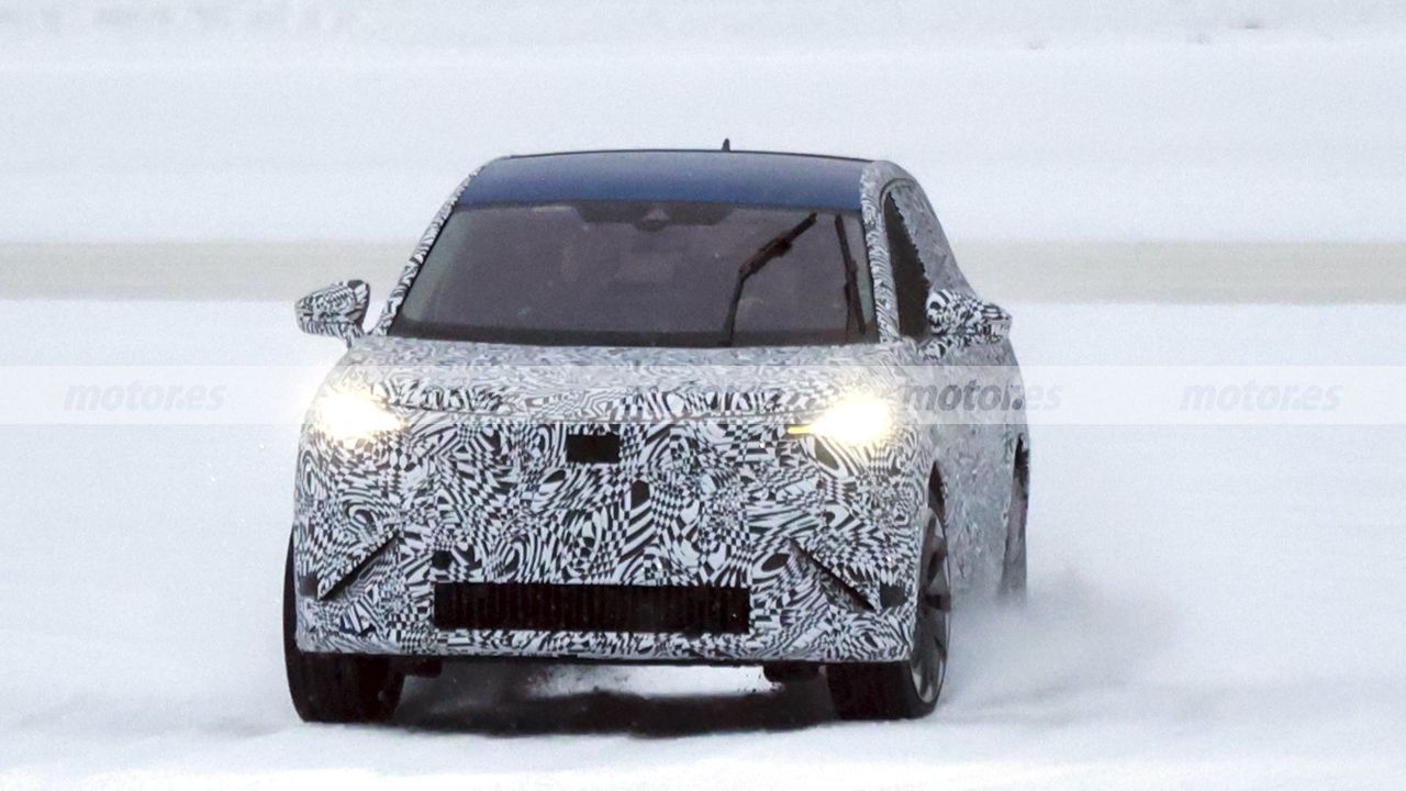 Skoda pone a prueba su gran SUV eléctrico en el hielo, el futuro rival del KIA EV9 sigue su desarrollo 2