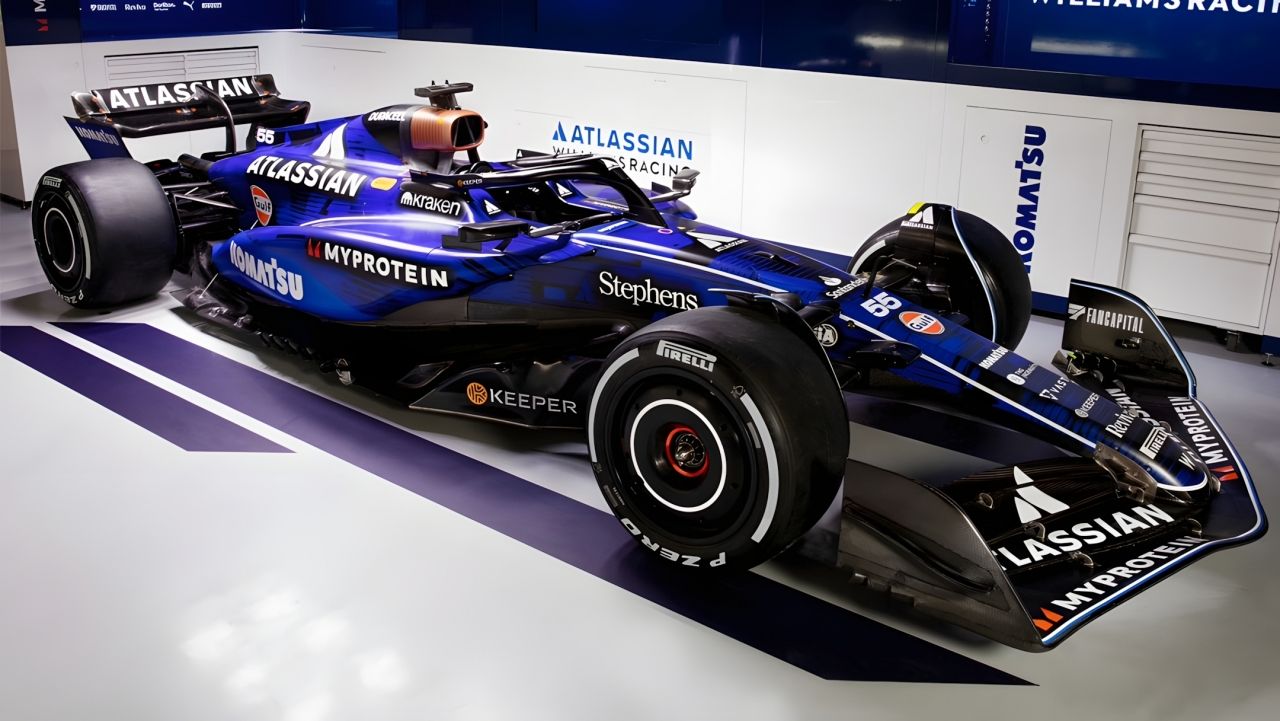 Williams FW47, primeras imágenes oficiales del nuevo F1 de Carlos Sainz