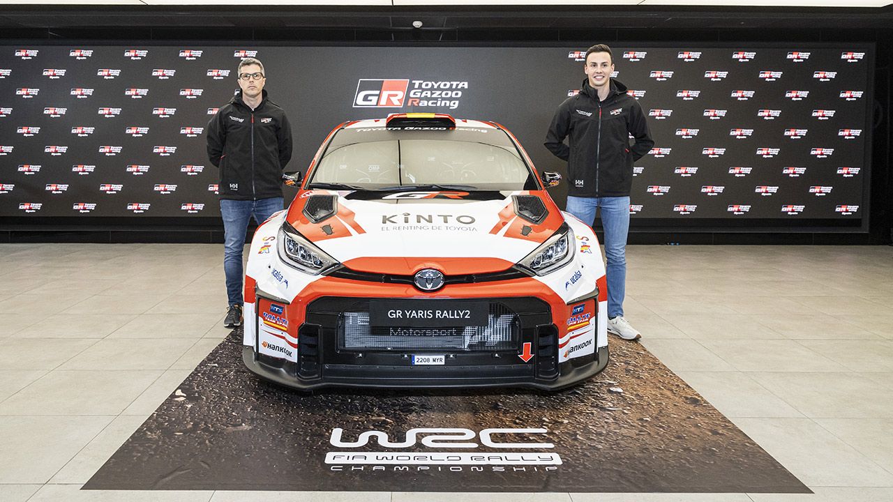 Toyota España se lanza al Mundial de Rallyes WRC2 con Alejandro Cachón y Borja Rozada en 2025