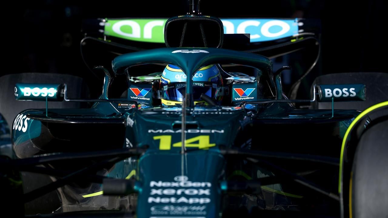 Alonso no llevaba hoy las mejoras, pero su trabajo para Aston Martin ha sido tan importante o más que el de su compañero