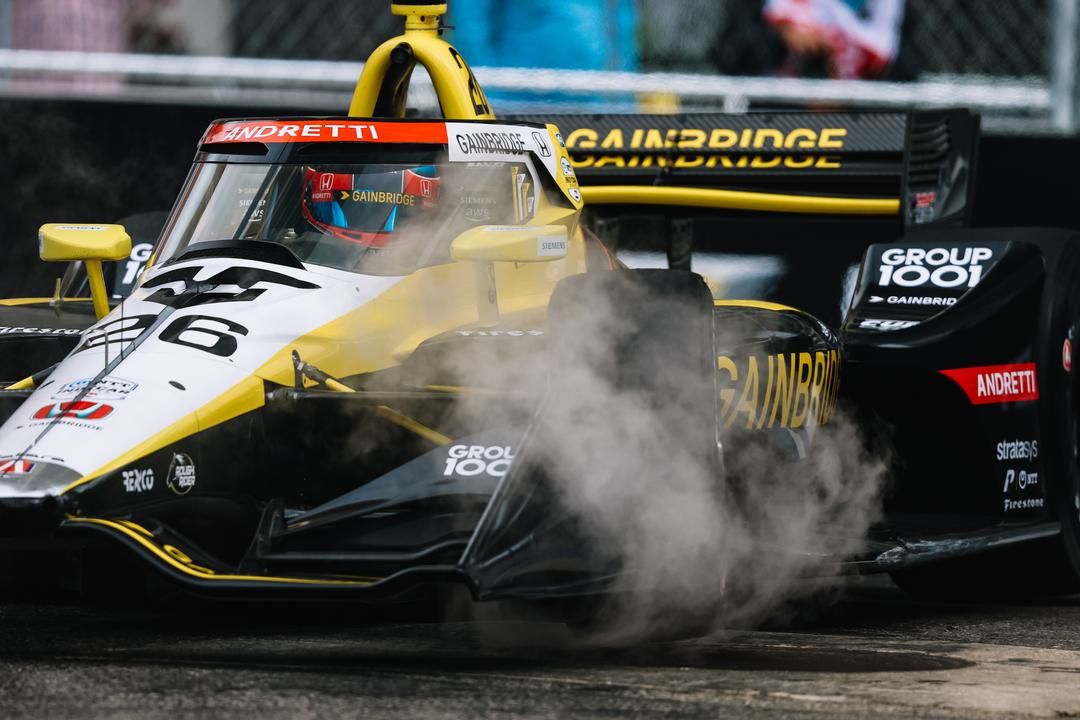 Colton Herta repite en la pole del bacheado Detroit, con Álex Palou en top 5
