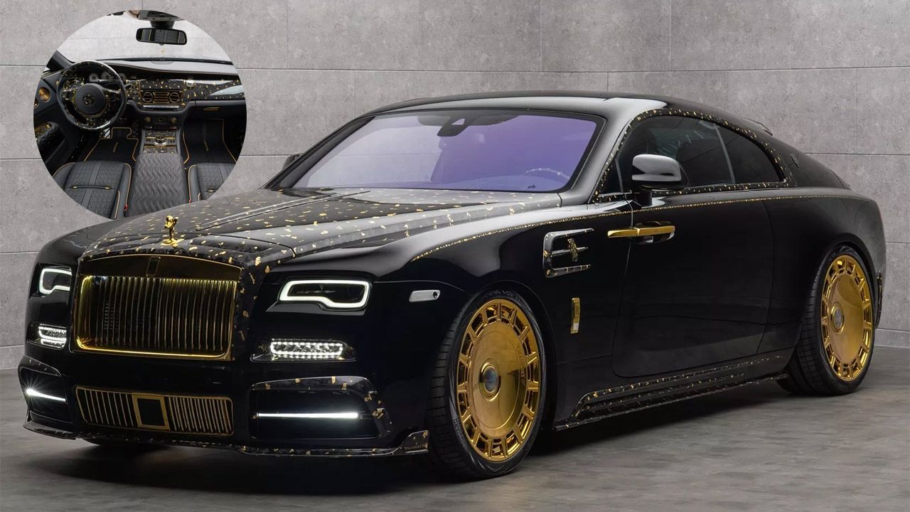 ¿El Rolls-Royce más hortera de la historia? MANSORY plaga de oro el olvidado Wraith