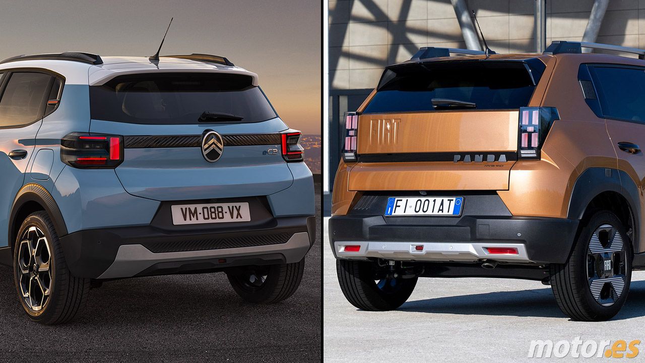Citroën C3 y FIAT Grande Panda - zaga
