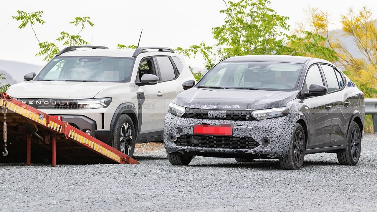 Foto espía Dacia Logan y Renault Duster