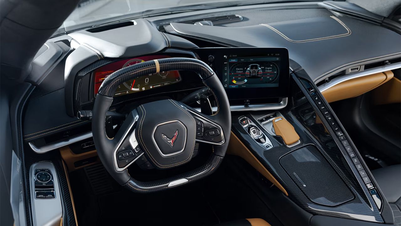 Chevrolet Obvia La Crisis Del Corvette Trayendo A Europa Su Versión Híbrida Con Un Precio A La Altura Del Porsche 911 3 Chevrolet Corvette E-Ray - Interior