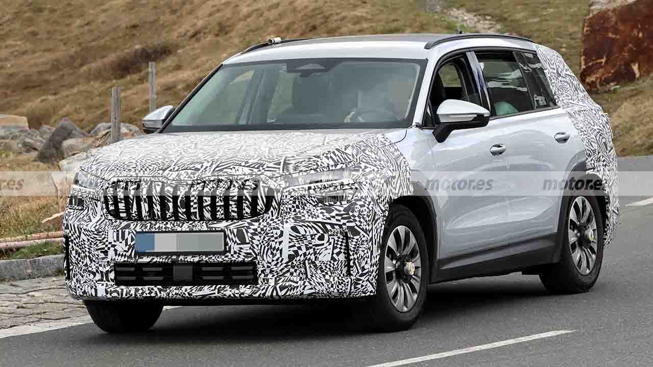 Skoda ya prueba el nuevo kodiaq 2027 y prepara una versión rs electrificada para subir la presión entre los suv familiares 2