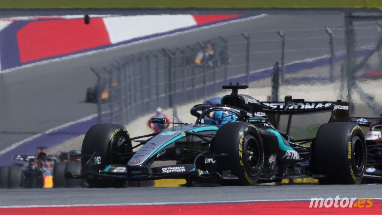 Russell da un golpe al campeonato en casa de Red Bull ante un épico Verstappen y una Ferrari desvanecida