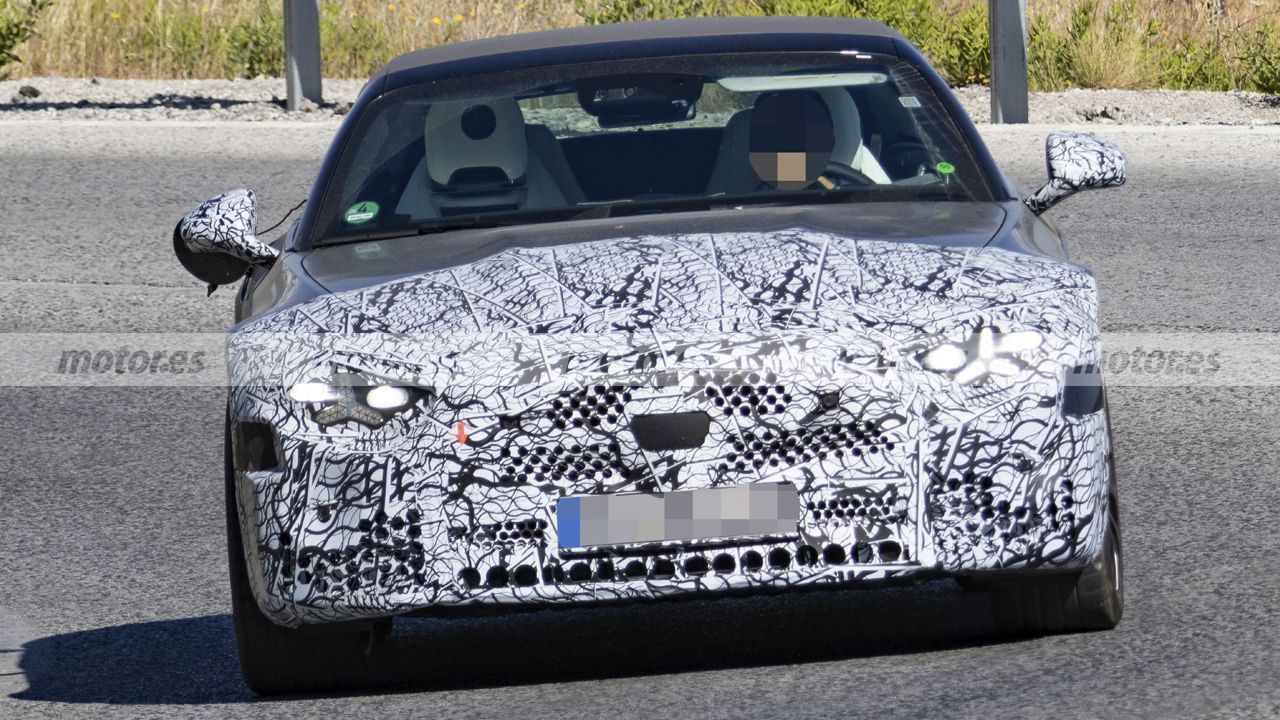 Fotos espía Mercedes-AMG SL Facelift 2027