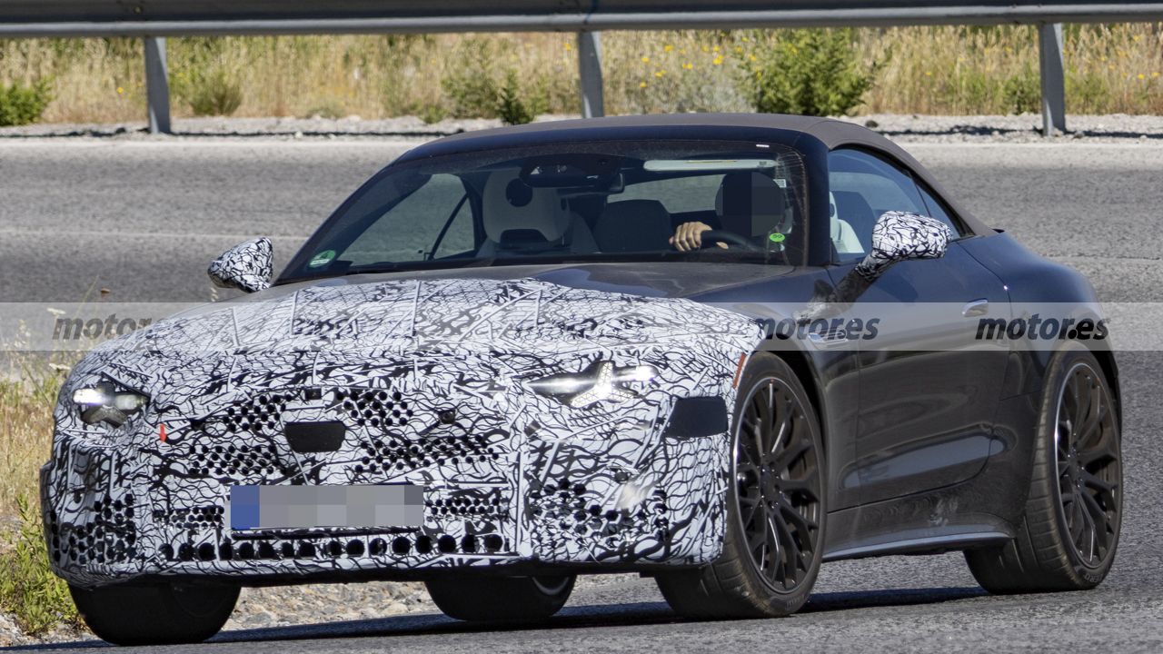 El mercedes-amg sl facelift 2027 deja ver en sus pruebas de calor con detalles todavía sin explicación 7