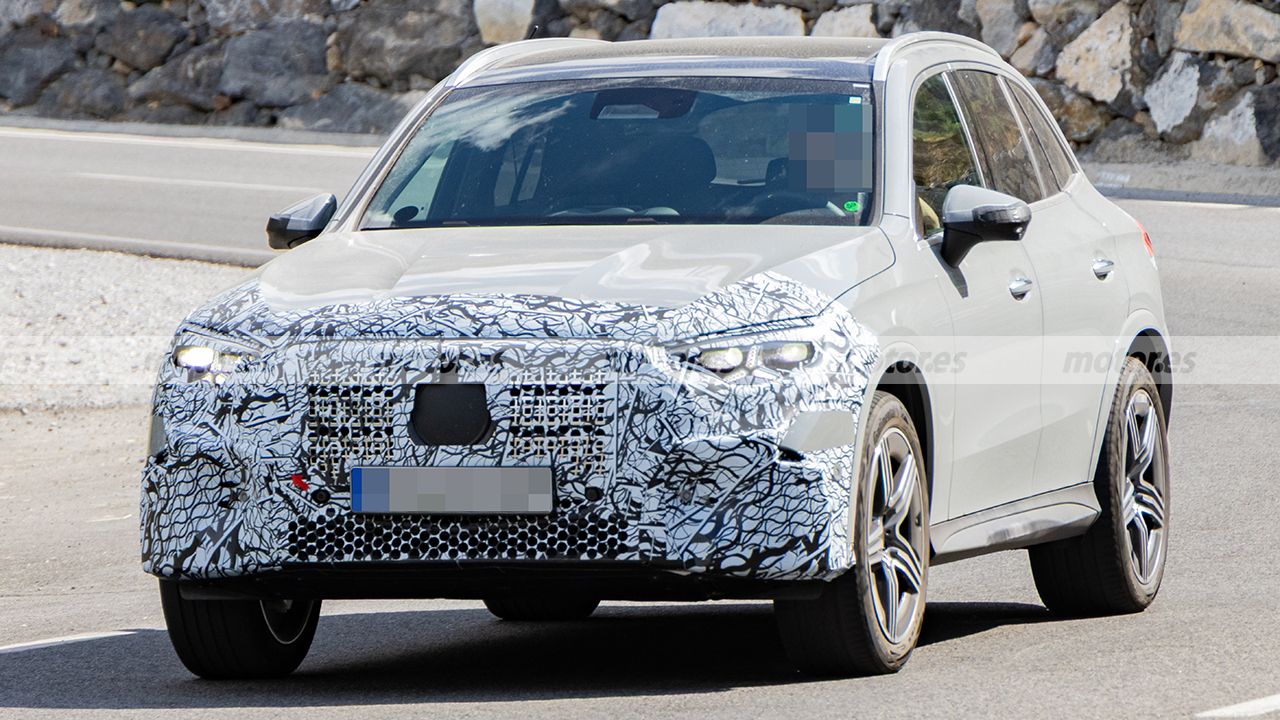 Mercedes GLC 2028 - foto espía frontal