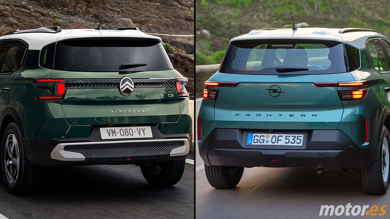 Citroën C3 Aircross y Opel Frontera - zaga