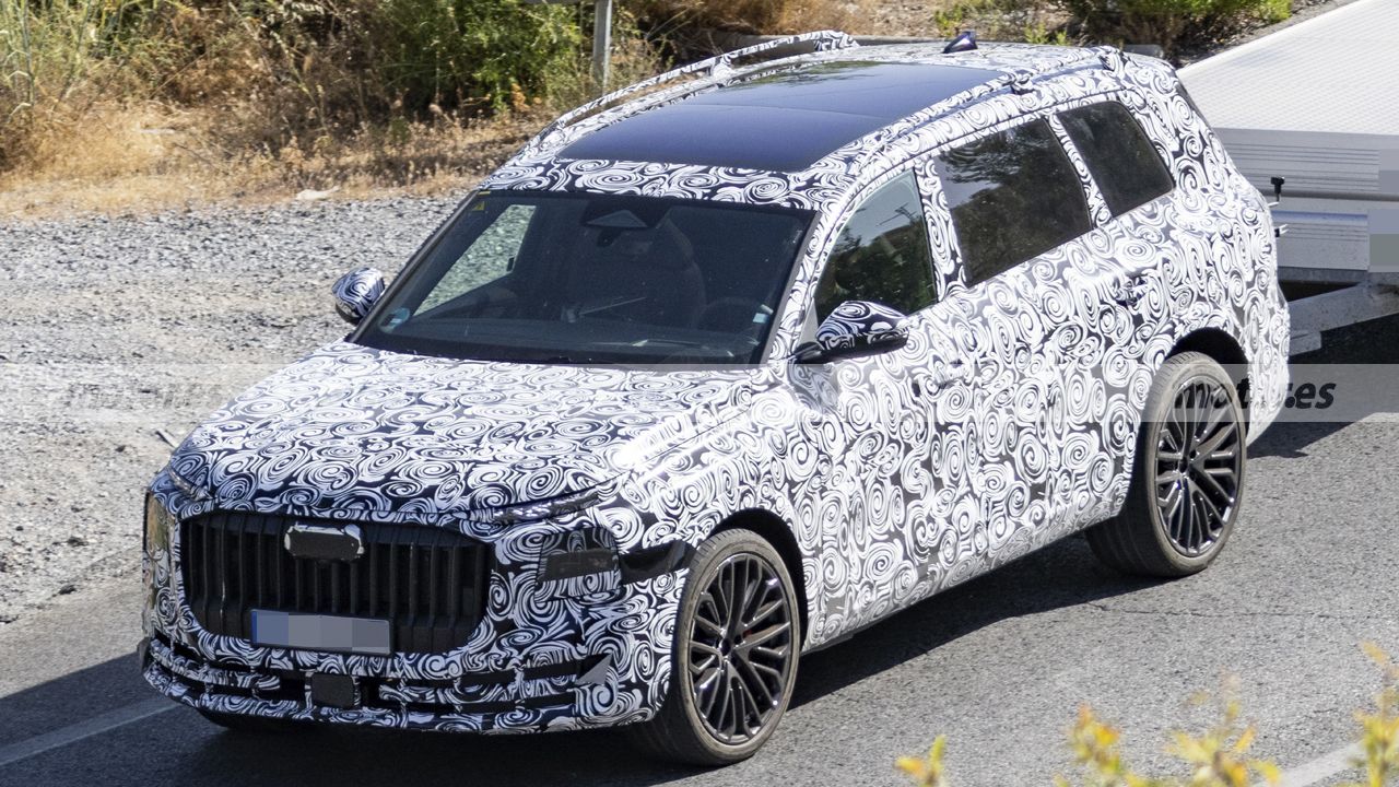Fotos espía Audi Q9 Horch PHEV 2027