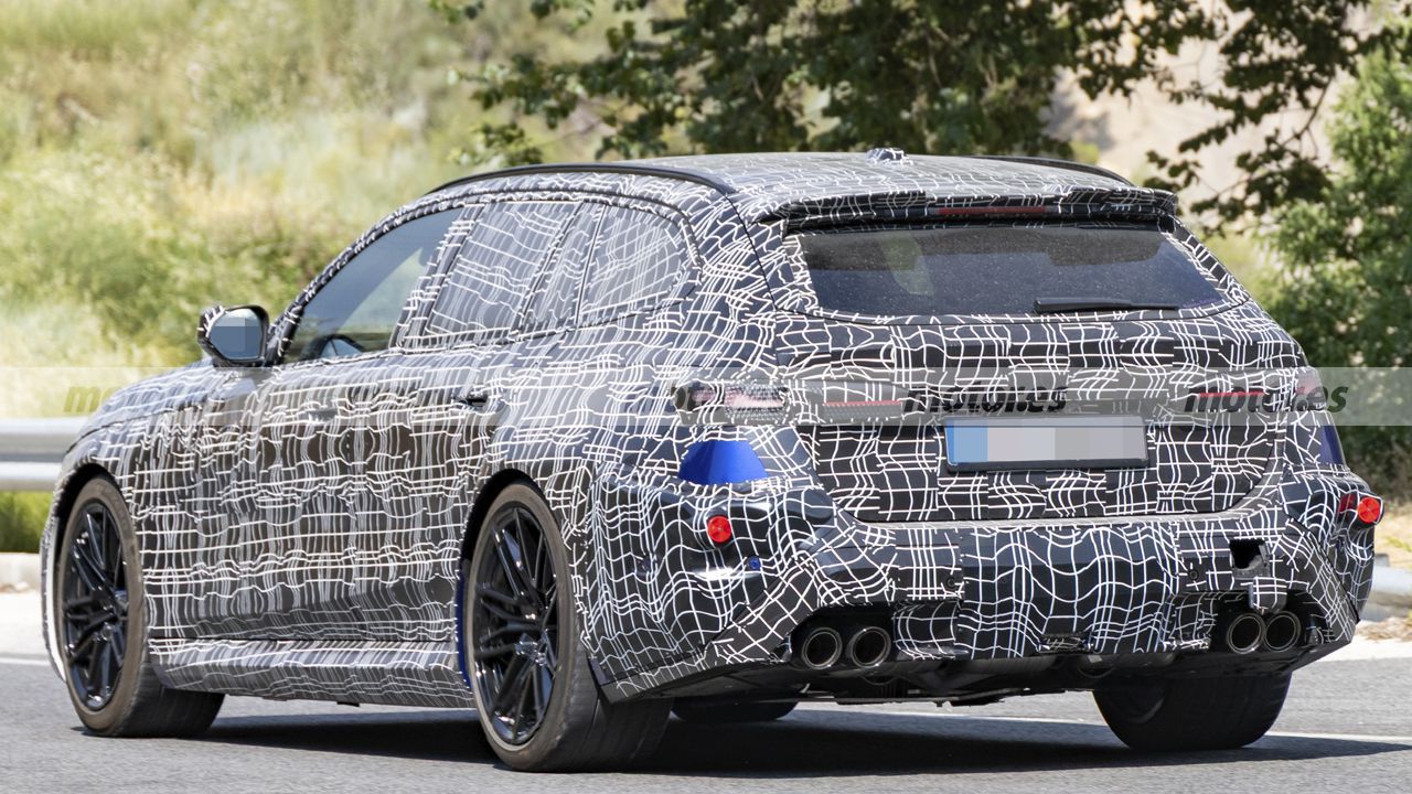 Nuevas fotos espía del bmw m5 touring en las pruebas de verano dejan al descubierto un guiño al mítico e39 10