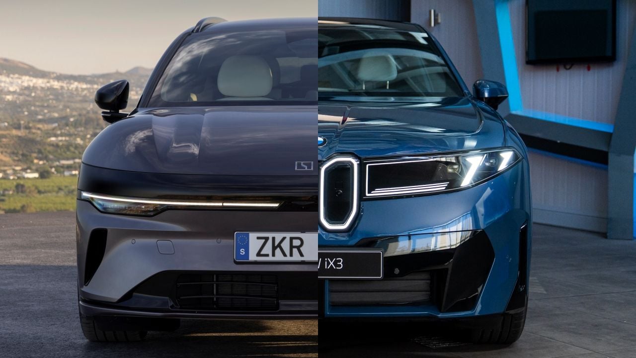 Un BMW moderno a examen junto a un sedán chino con el método que Euro NCAP acaba de estrenar