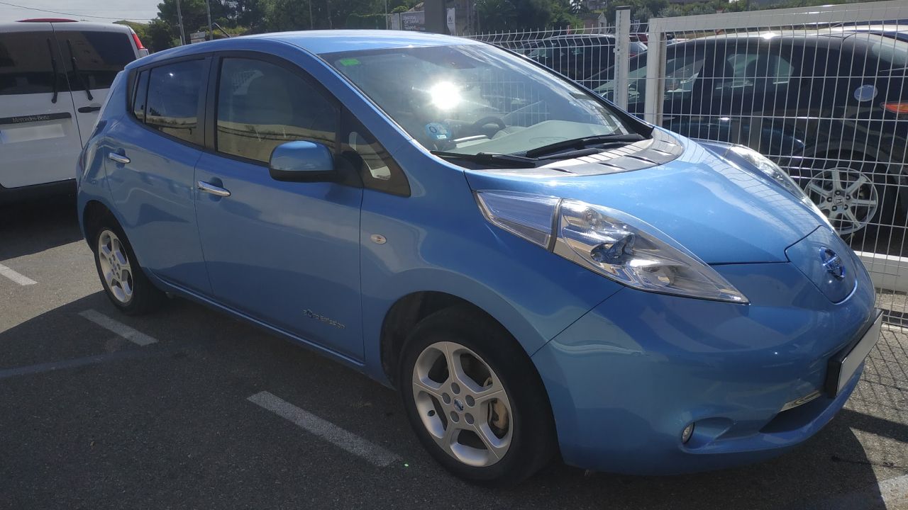 Nissan Leaf 24 kWh cuando fui a recogerlos a Lleida en 2020