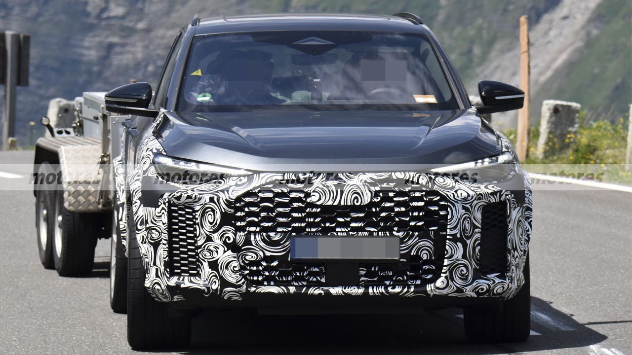 La mula del futuro Audi RS Q5 ya rueda en los Alpes y esconde mucho más de lo que parece