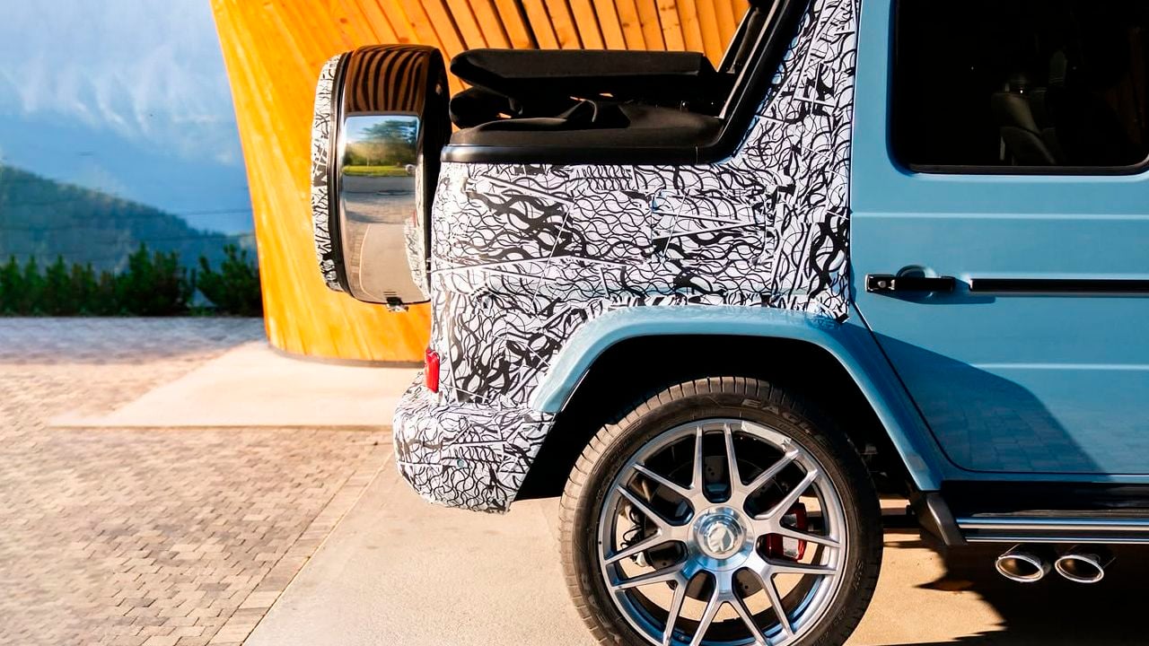 El nuevo Mercedes Clase G Cabrio también llegará con el V8 del G 63 AMG, 585 CV para un todoterreno único