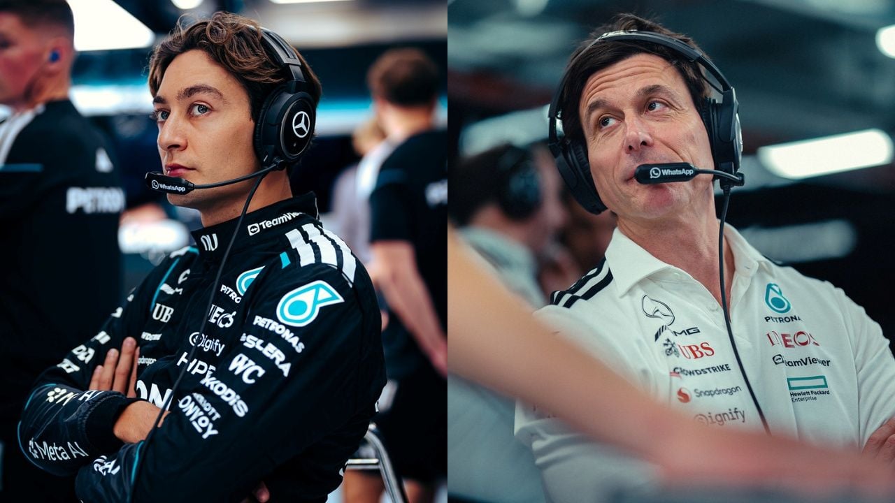 Russell habla de «un problema grave» en su Mercedes, pero Wolff da una versión distinta sobre su déficit frente a Antonelli