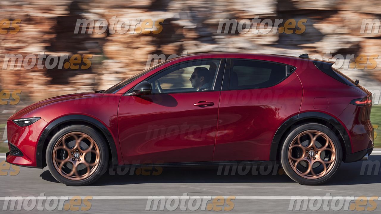 Render Alfa Romeo Compact 2028